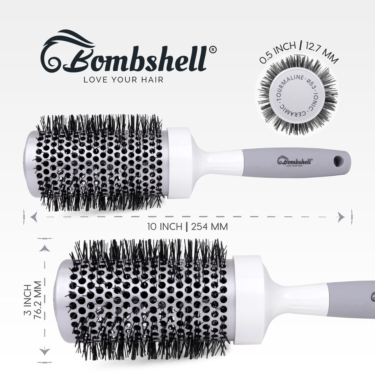 Bombshell Ceramic Thermal Round Brush — 53mm