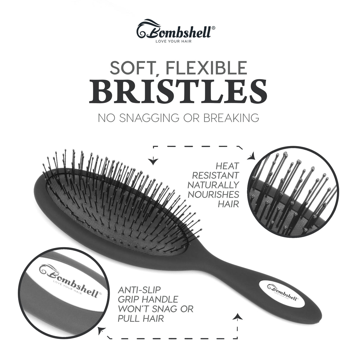 Bombshell Wet Brush — Standard, 8⅞″