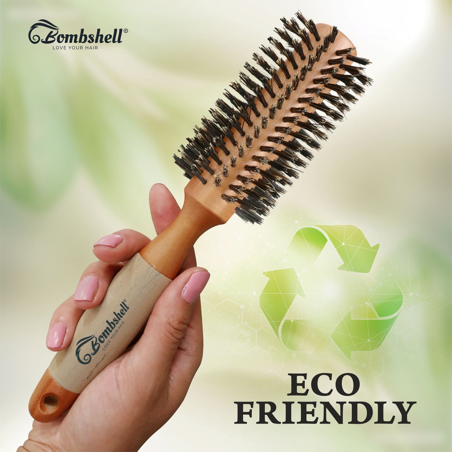 Bombshell Birch Wood Round Brush — 2.25″