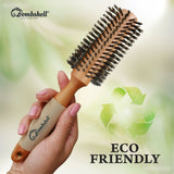 Bombshell Birch Wood 2.25" Round Brush — Sustainable Boar Bristle Round Brush with Natural Birch Wood Handle, Round Hair Brush for Styling, Blow Out, and Curling