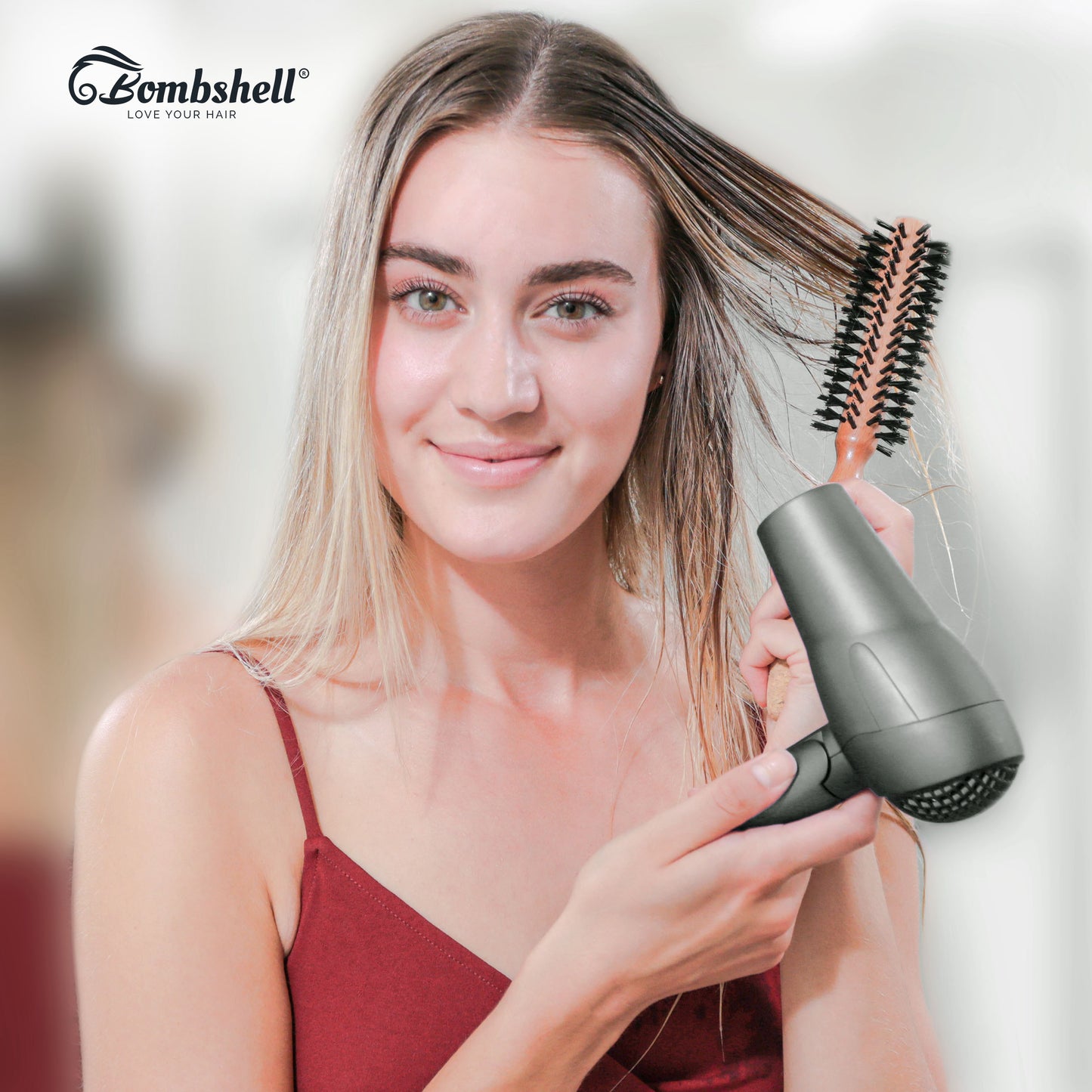 Bombshell Cork Round Brush — 1.75″