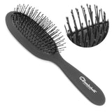 Bombshell Wet Hair Brush pocket size — Wet and Dry Hair Detangle Brush with Soft, Flexible Bristles, for Blow Drying, Curling, Styling, Wet Hair Brushes for Women and Men