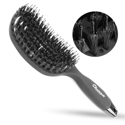 Bombshell Oval Flexible Vent Brush — Boar & Nylon, 9¾″