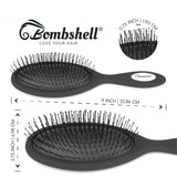 Bombshell Wet Hair Brush Standard Size — Wet and Dry Hair Detangle Brush with Soft, Flexible Bristles, for Blow Drying, Curling, Styling, Wet Hair Brushes for Women and Men