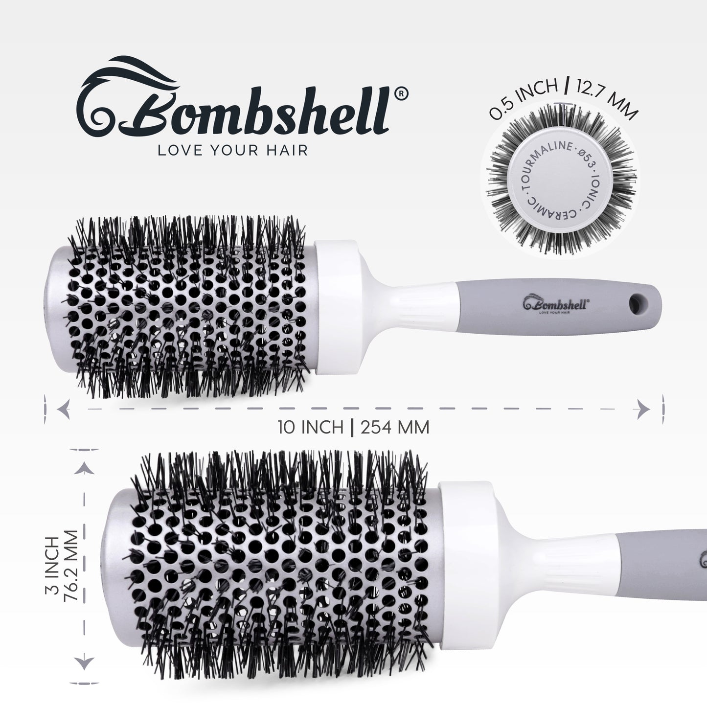 Bombshell Ceramic Thermal Round Brush — 53mm