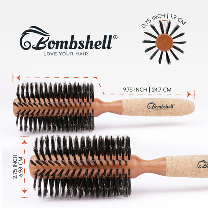 Bombshell Cork Round Brush — 2.5″