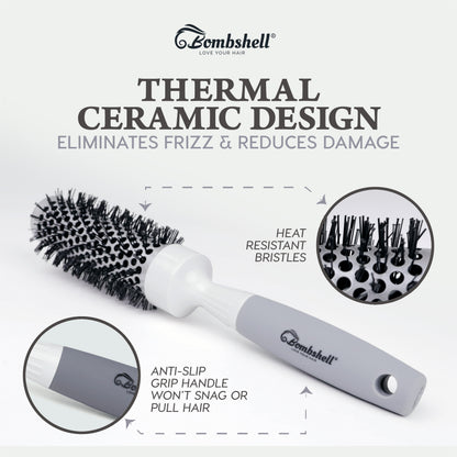 Bombshell Ceramic Thermal Round Brush — 33mm