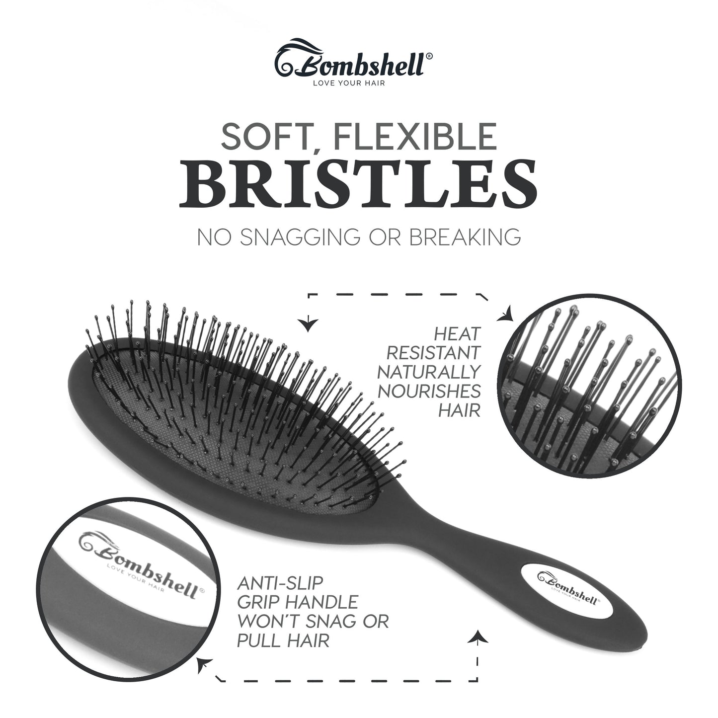 Bombshell Wet Brush — Standard, 8⅞″