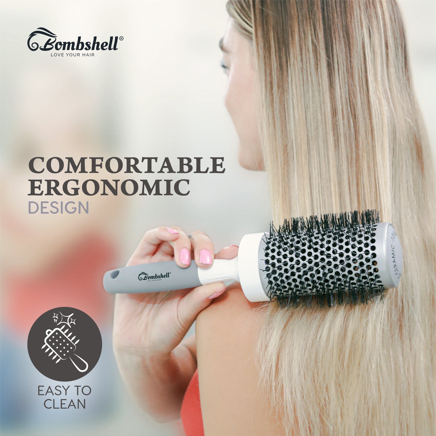 Bombshell Ceramic Thermal Round Brush — 53mm