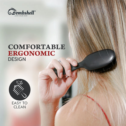 Bombshell Pocket Cushion Brush — 7″ Pure Boar
