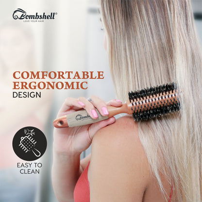 Bombshell Birch Wood Round Brush — 2.25″
