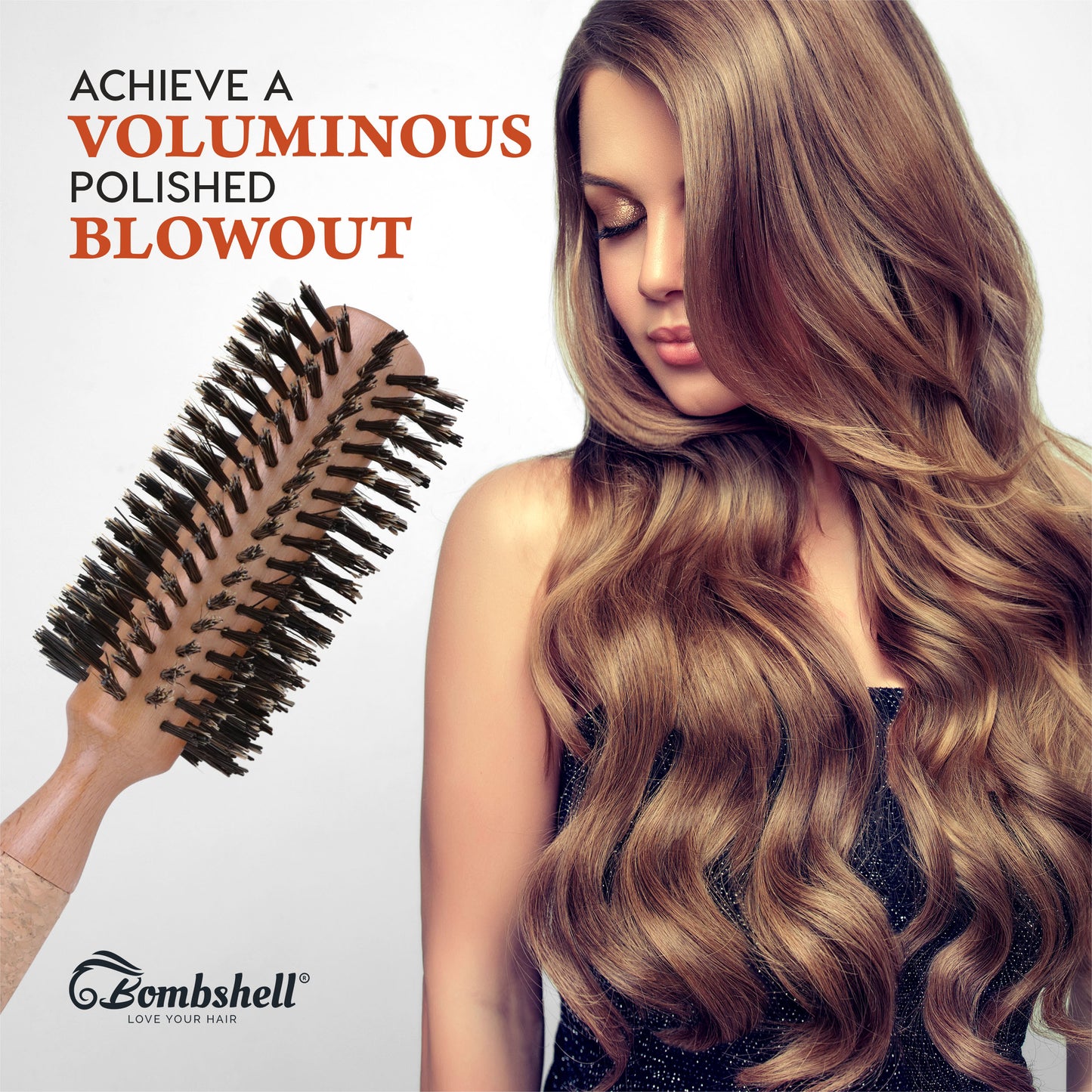 Bombshell Cork Round Brush — 2.25″