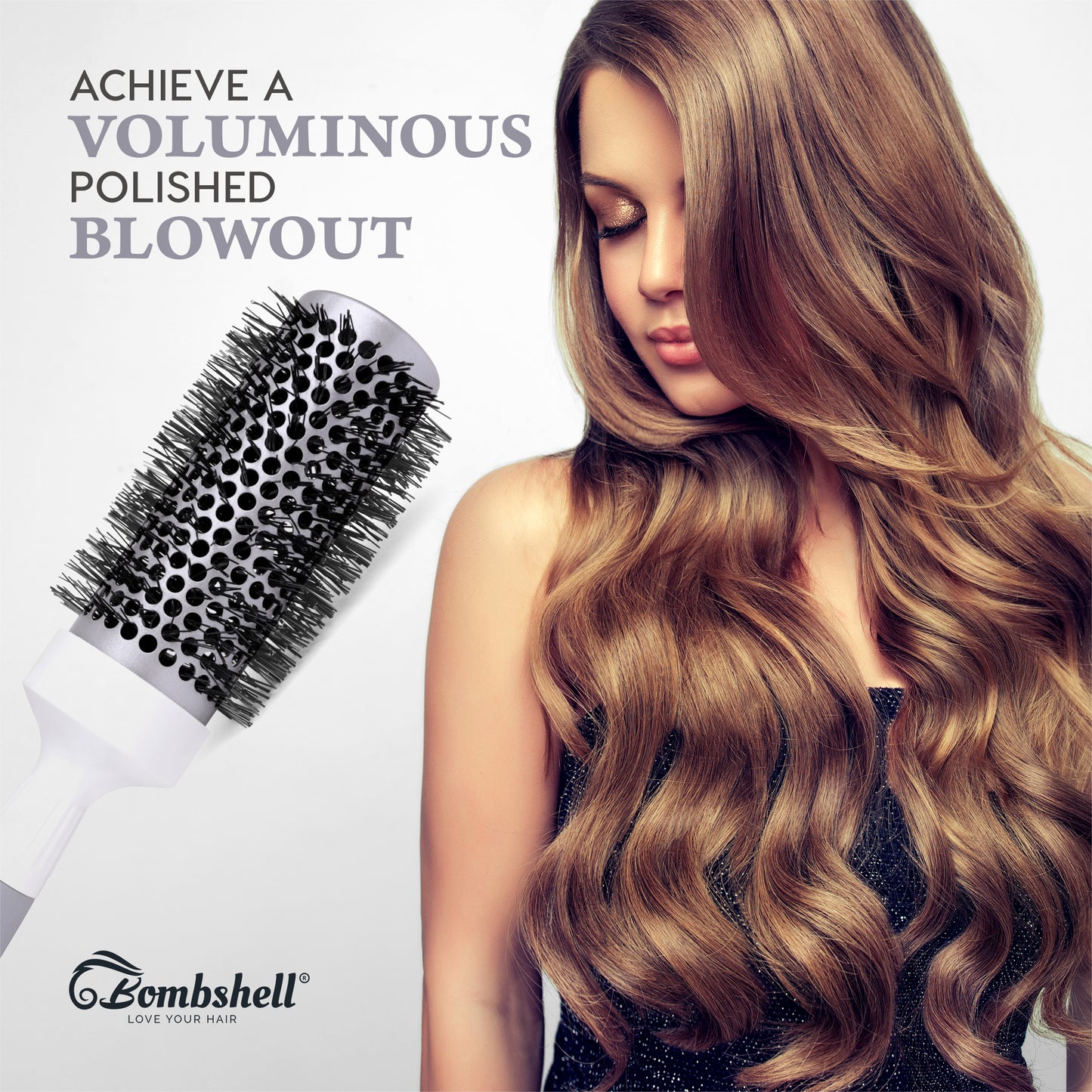 Bombshell Ceramic Thermal Round Brush — 43mm