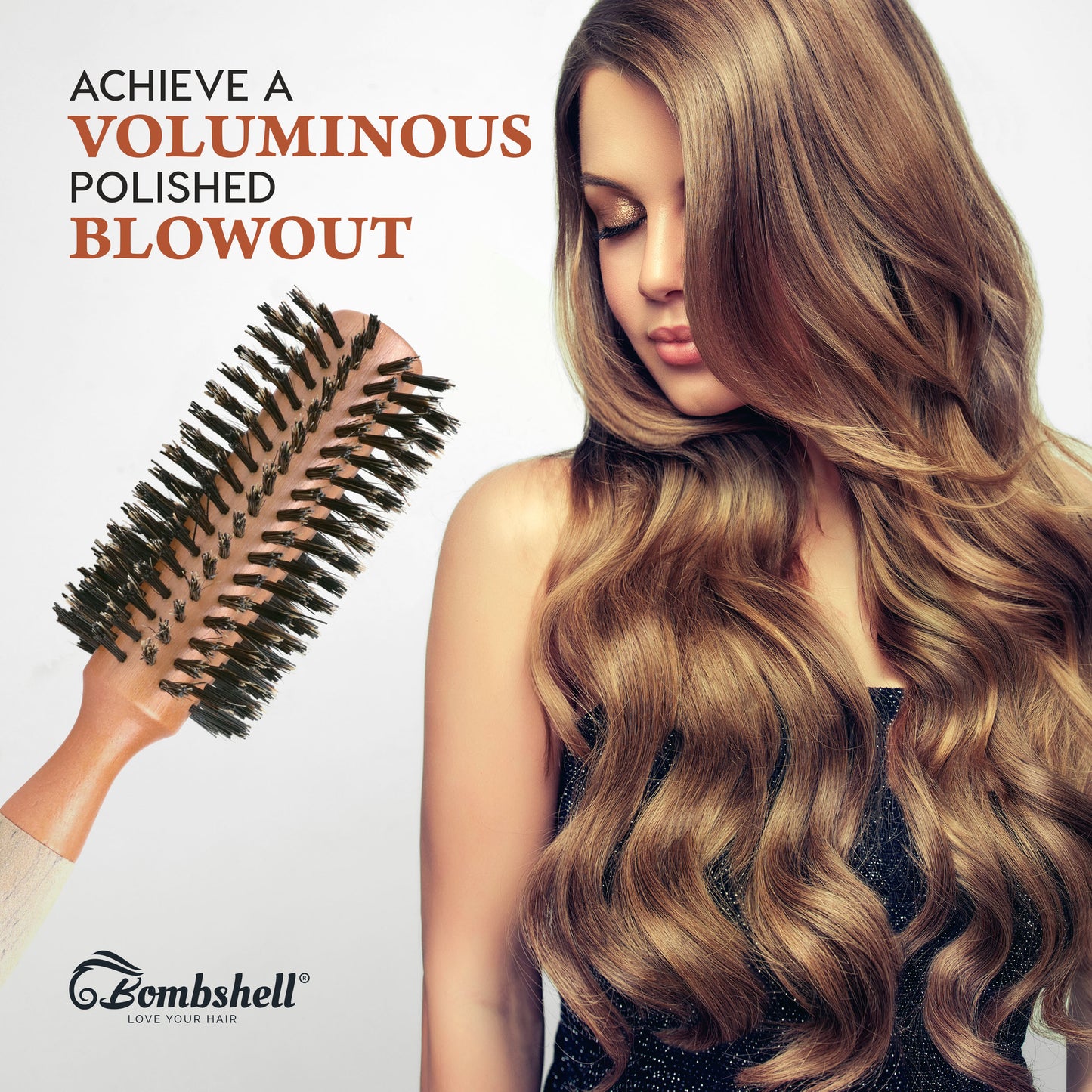 Bombshell Birch Wood Round Brush — 2.25″