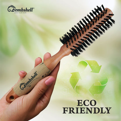 Bombshell Birch Wood Round Brush — 1.75″