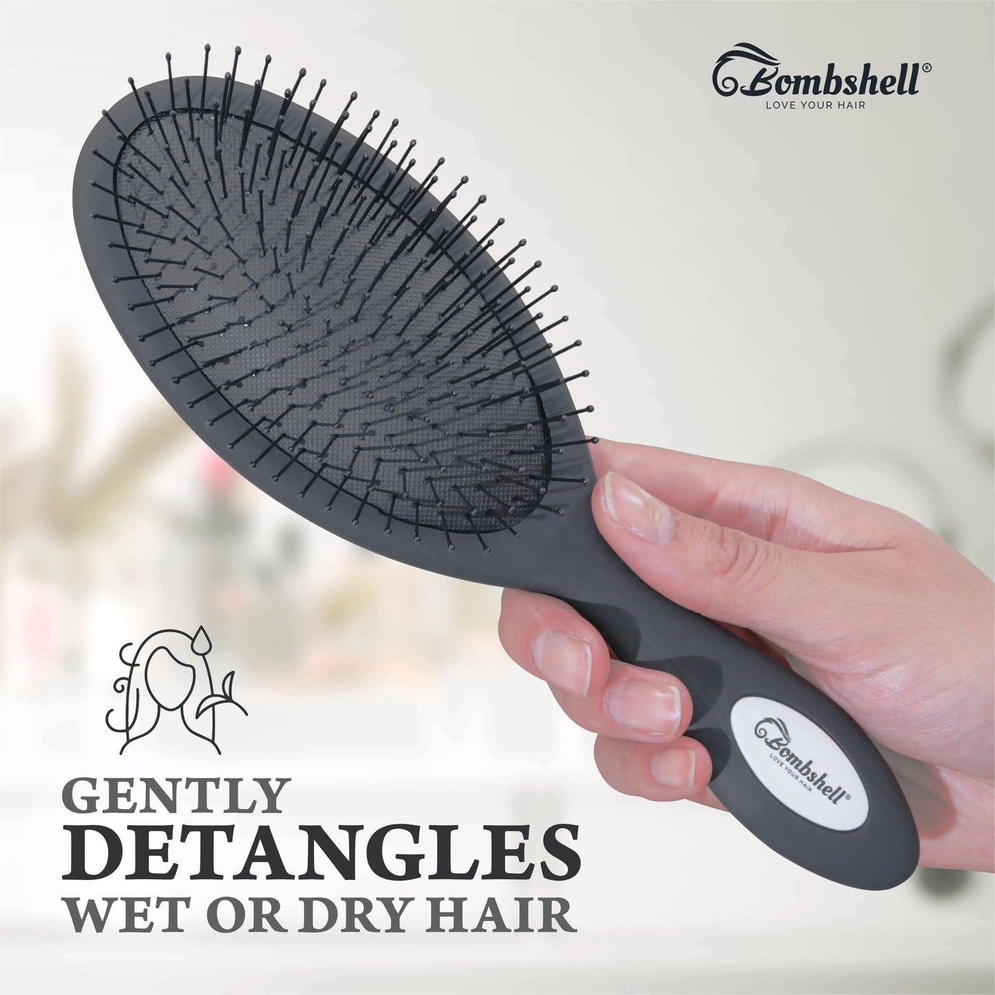 Bombshell Wet Brush — Standard, 8⅞″