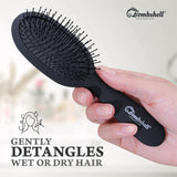 Bombshell Wet Hair Brush pocket size — Wet and Dry Hair Detangle Brush with Soft, Flexible Bristles, for Blow Drying, Curling, Styling, Wet Hair Brushes for Women and Men