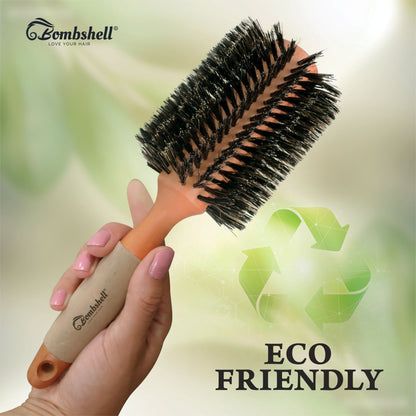 Bombshell Birch Wood Round Brush — 3″