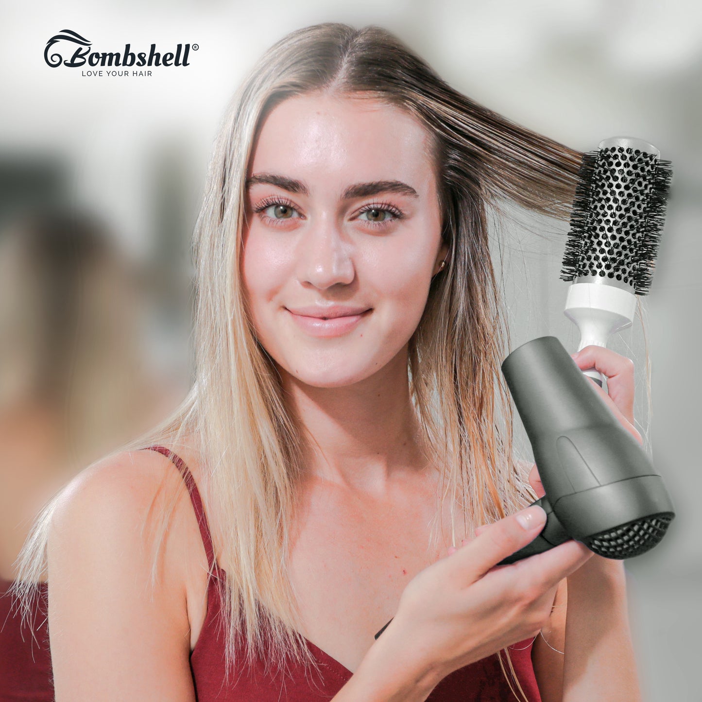 Bombshell Ceramic Thermal Round Brush — 43mm
