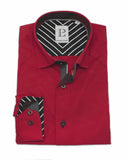Boccioni Red Sport Shirt