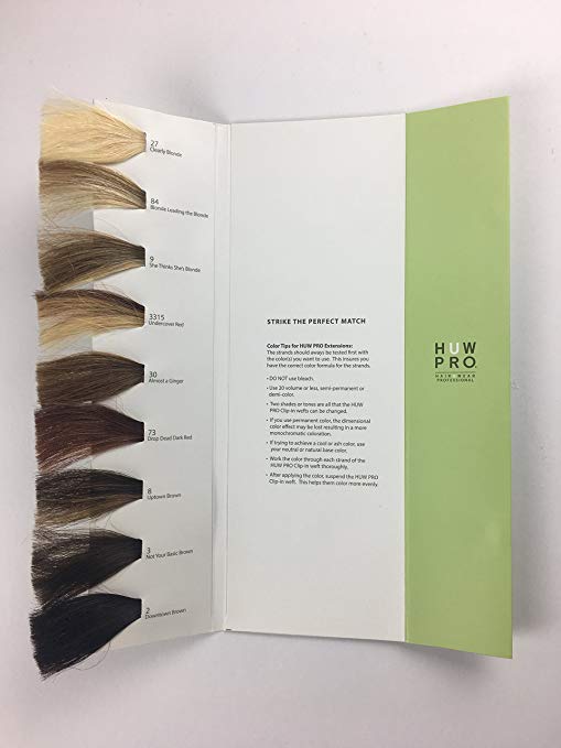 HUW Pro Clip-in Hair Extensions Almost a Ginger 30 12 inch or 18 inch